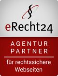erecht24-siegel-agenturpartner-rot